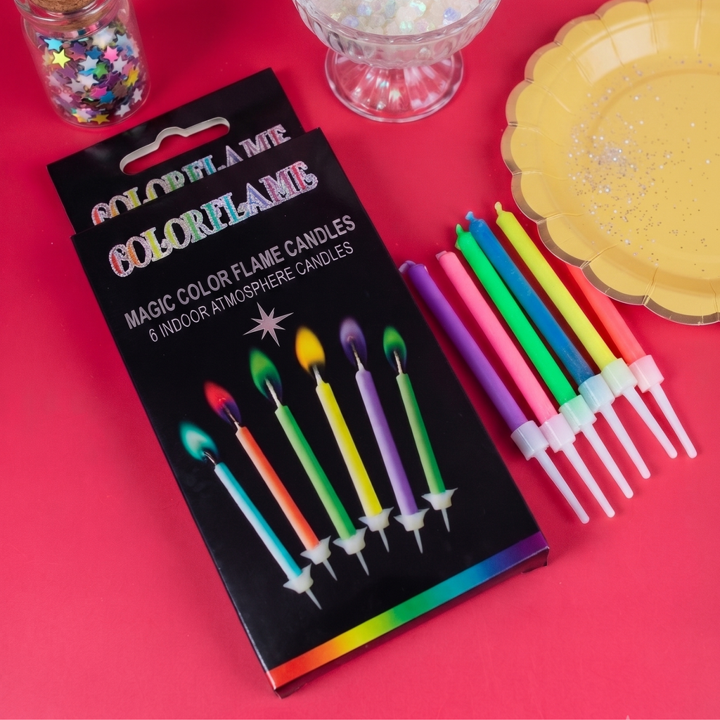 Velas "Color Pop" (Set de 12)