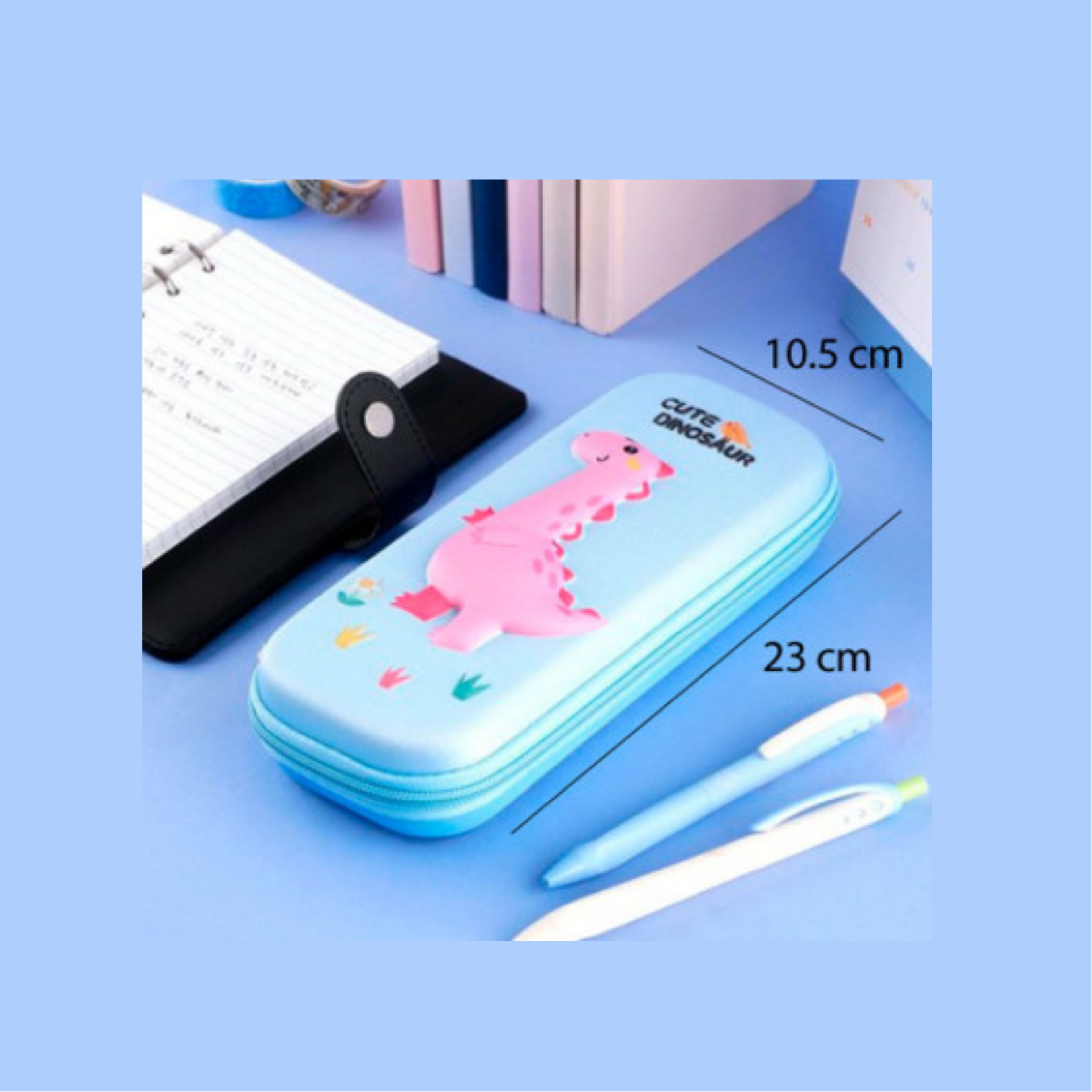 Estuche Escolar 3D de Dinosaurio para Niños