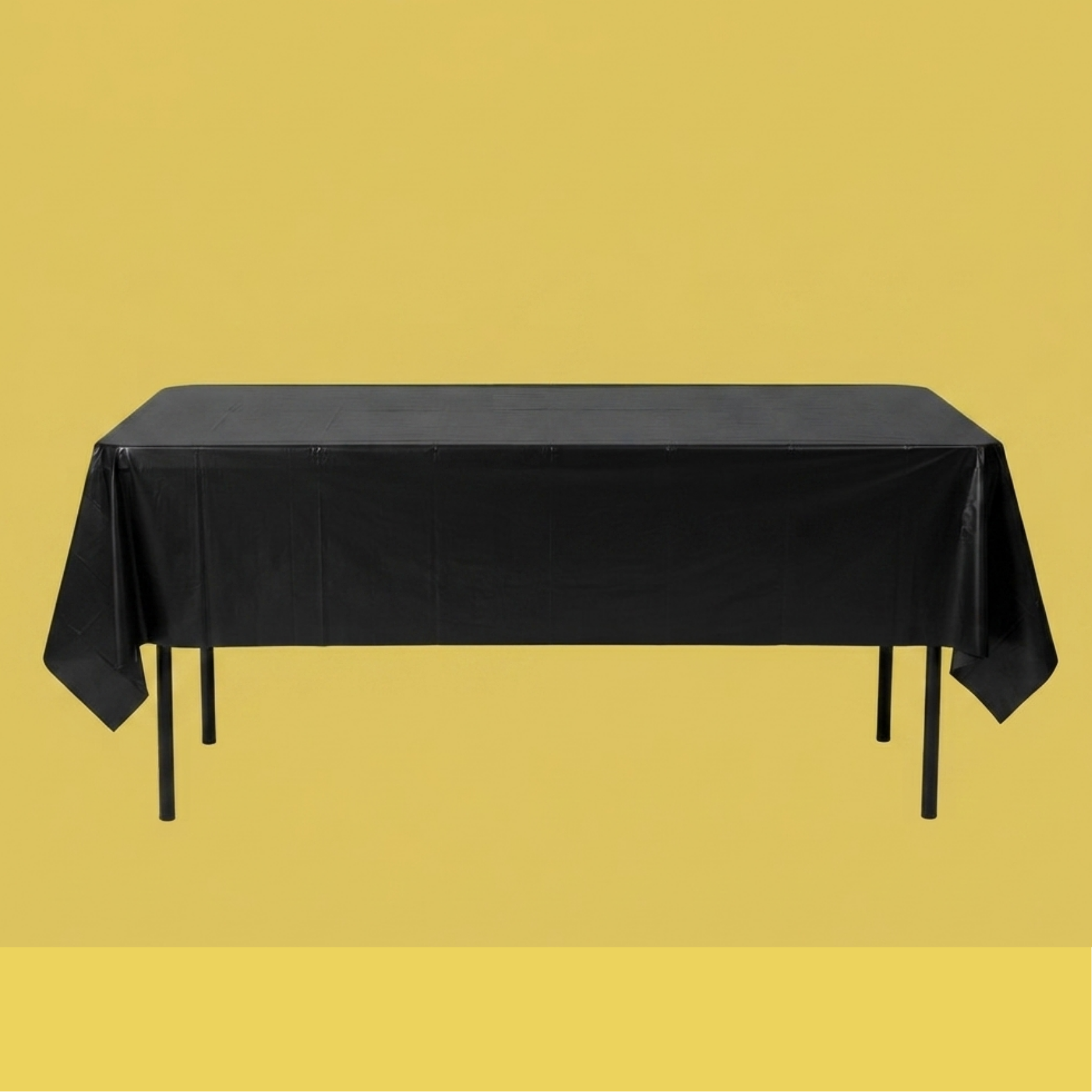 Mantel de Plástico Liso Metálico (137 x 183 cm)