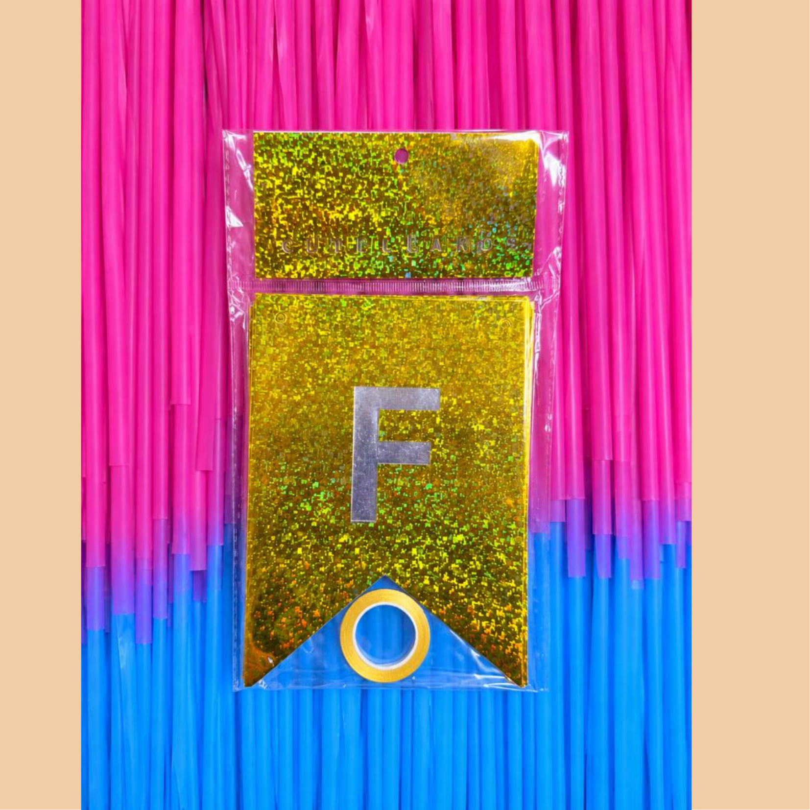 Banner "Holographic Glam" - Feliz Cumpleaños