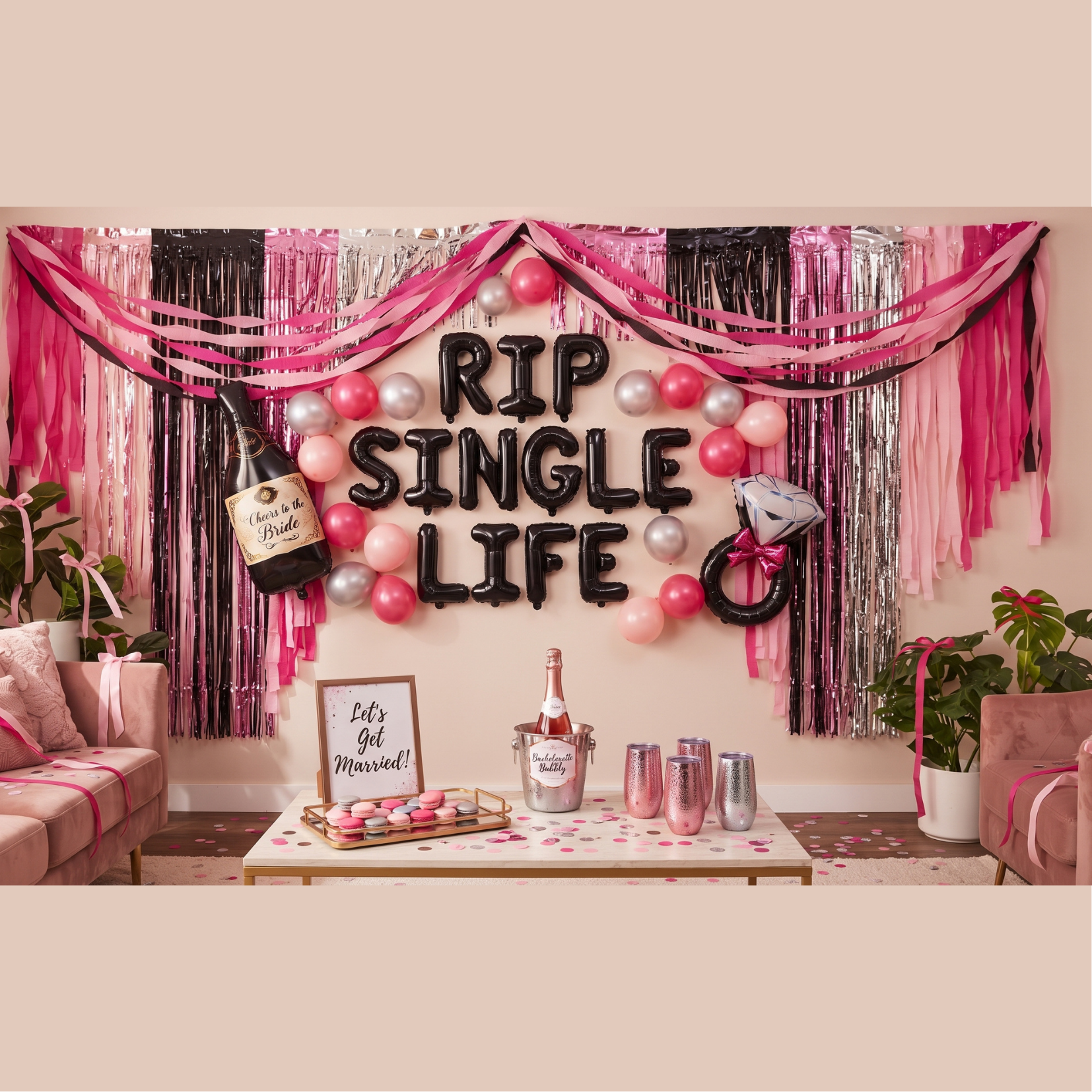 Kit de Decoración "RIP Single Life"