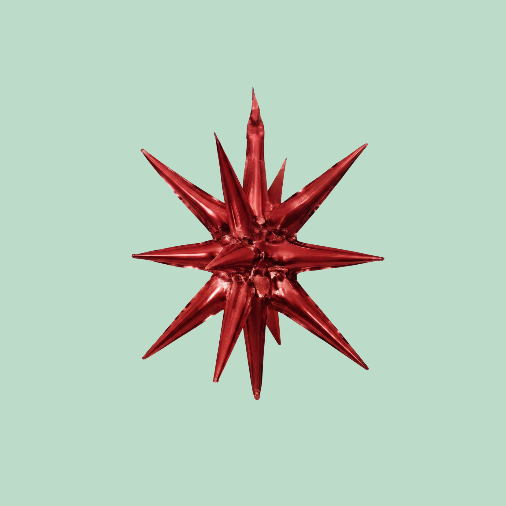 Globo Metálico de Estrella 3D / Spike Star (22 pulgadas)