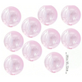 Paquete de 5 Globos Burbuja Transparentes con Tonalidad Rosa (18 Pulgadas)