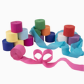 Rollo Individual de Serpentina de Papel Crepé Premium (25 m x 4.5 cm)