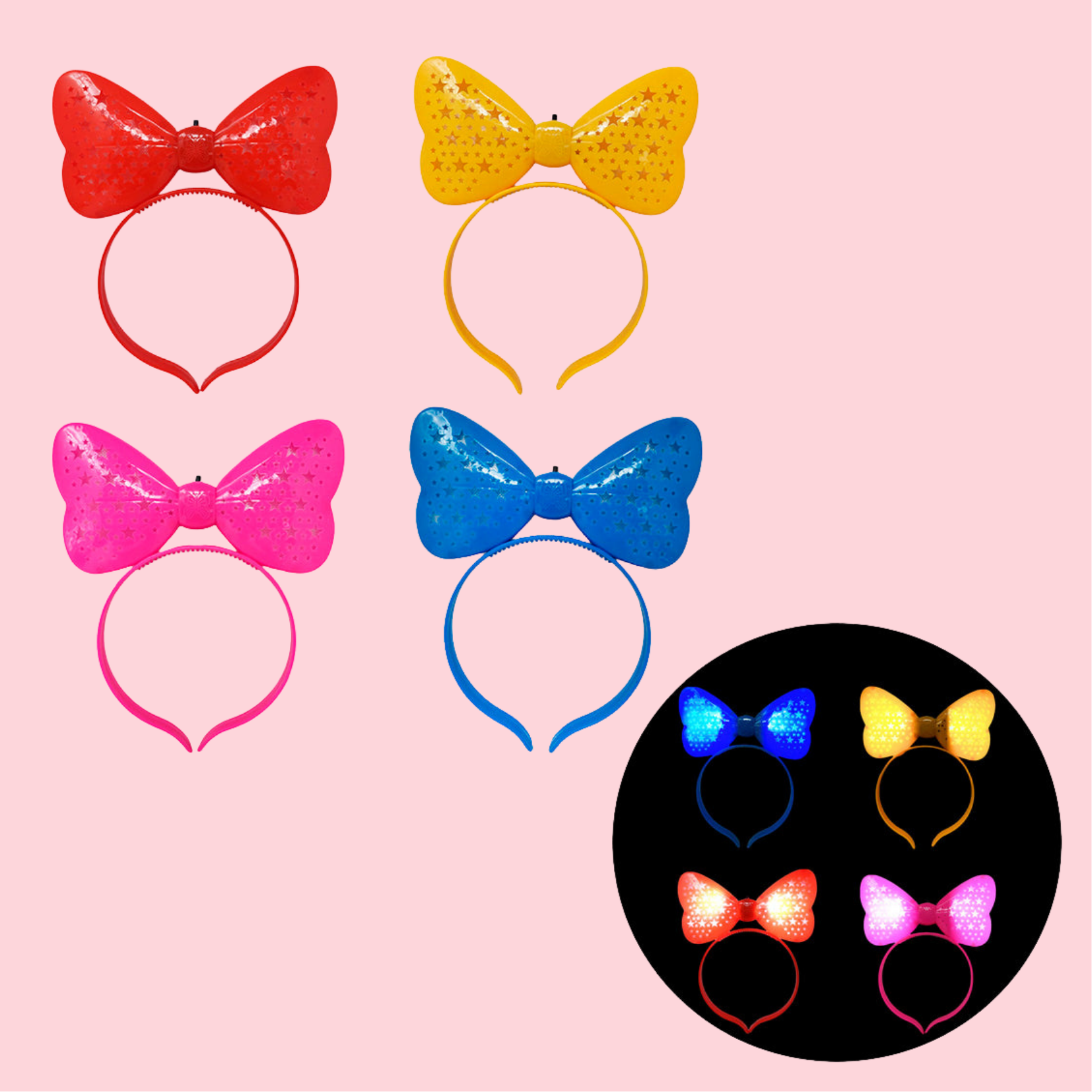Diadema Luminosa "Minnie Magic Stars"