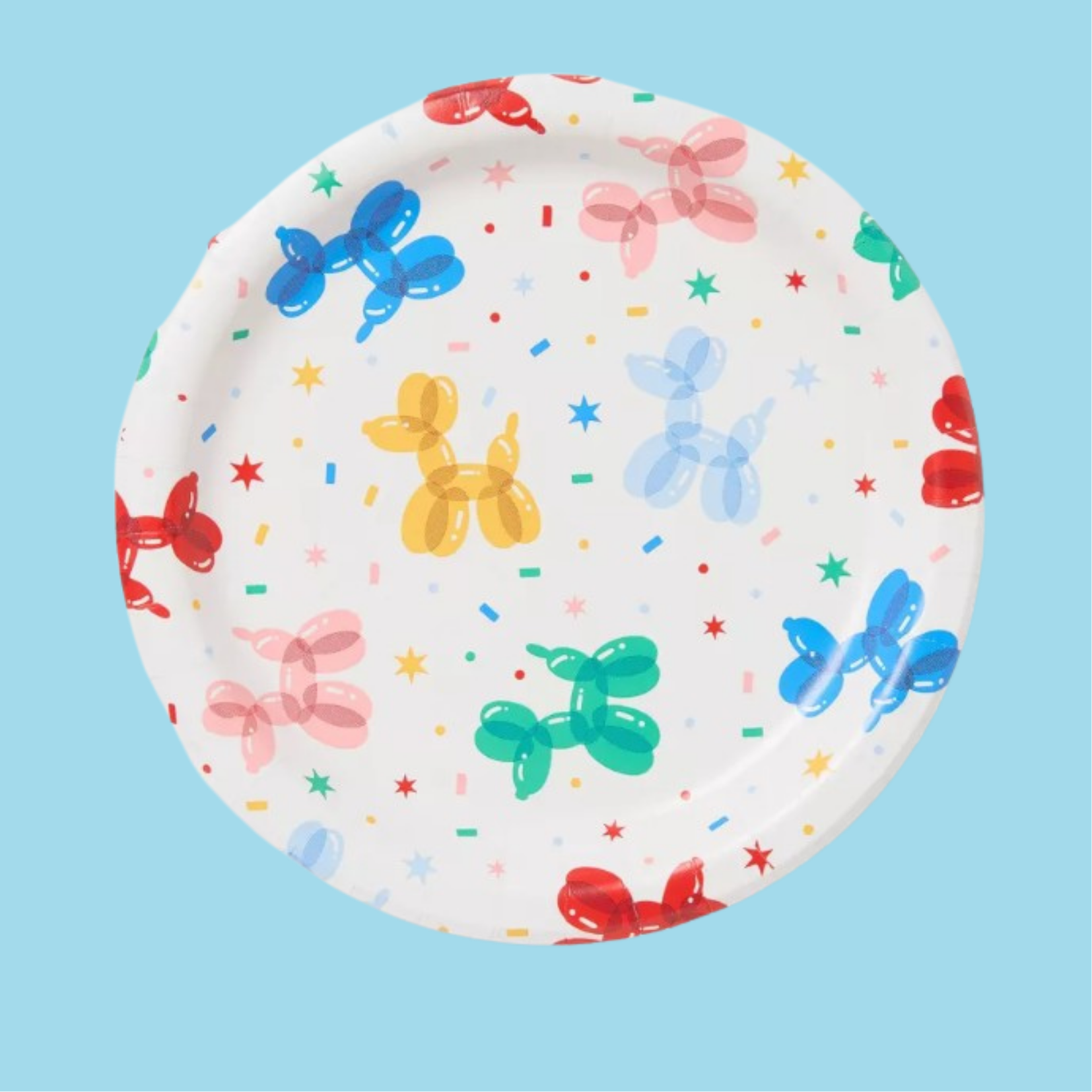 Platos de Postre "Balloon Dog Party" (20 piezas)