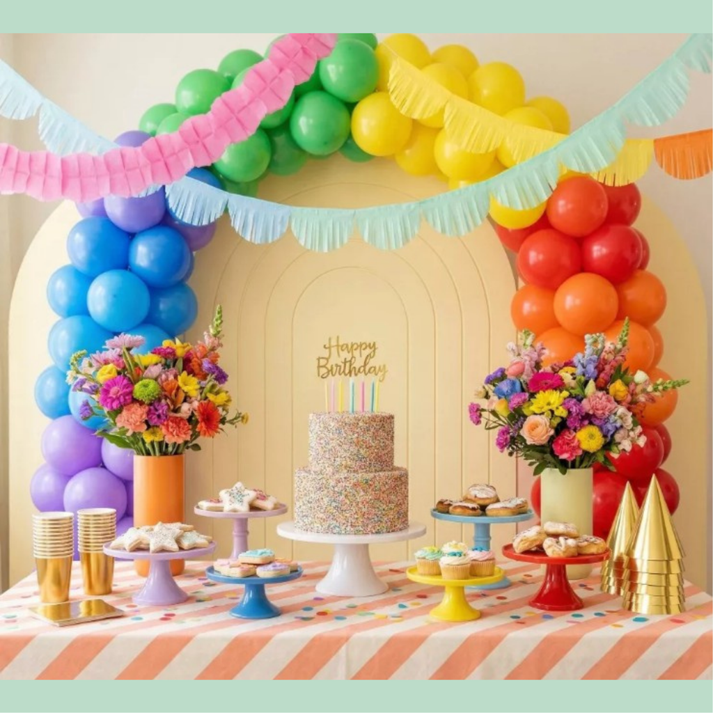 Kit de Arco de Globos "Arcoiris"
