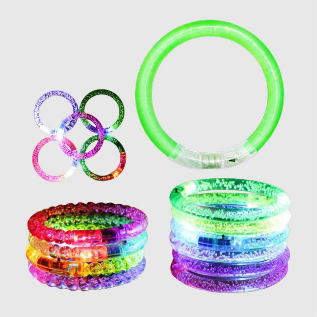 Pulsera Plástica Luminosa (Set de 5)