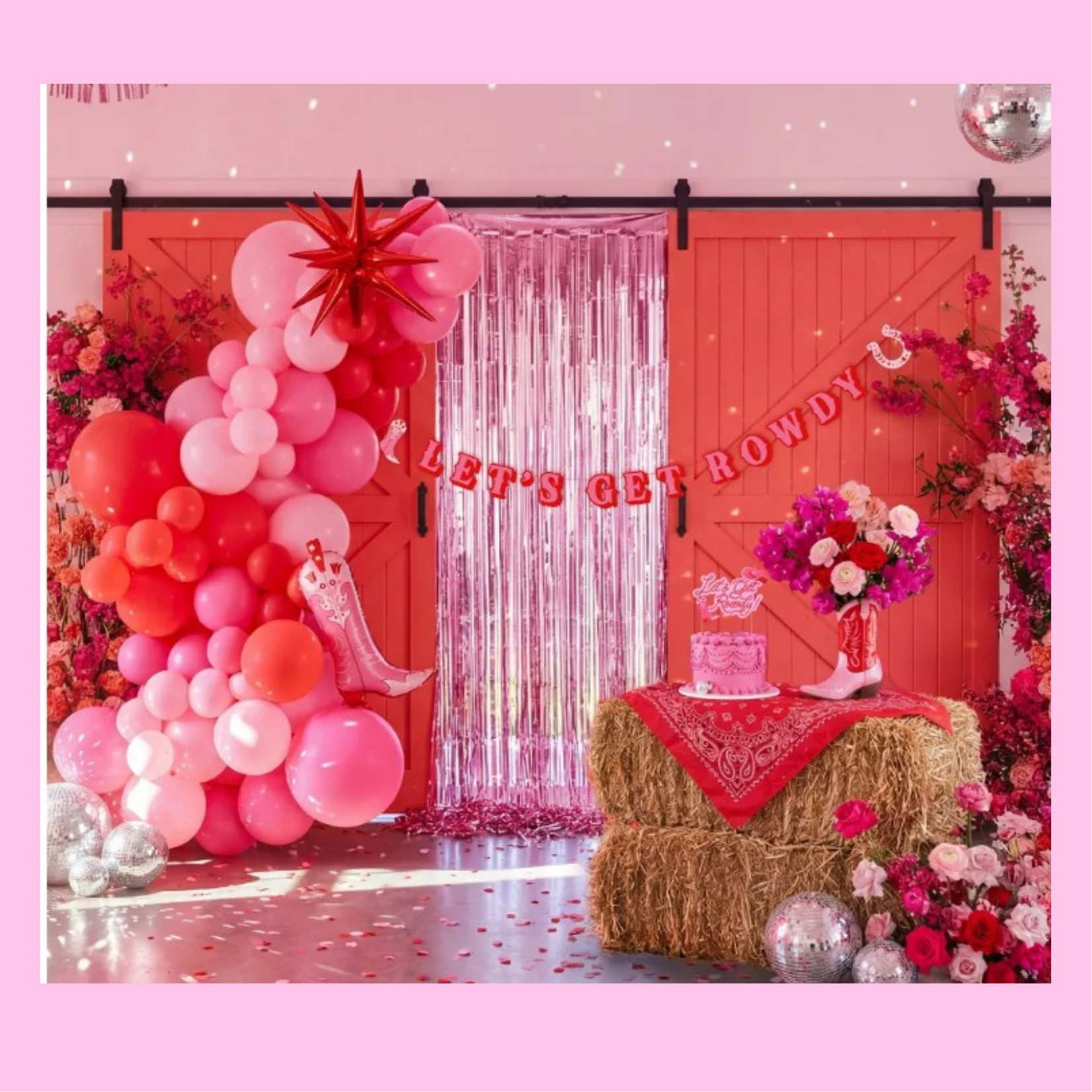 Kit de Decoración con Globos "Rowdy Rodeo"