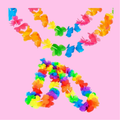 Collar Hawaiano "Tropical Vibes" (Multicolor) (Set de 12)