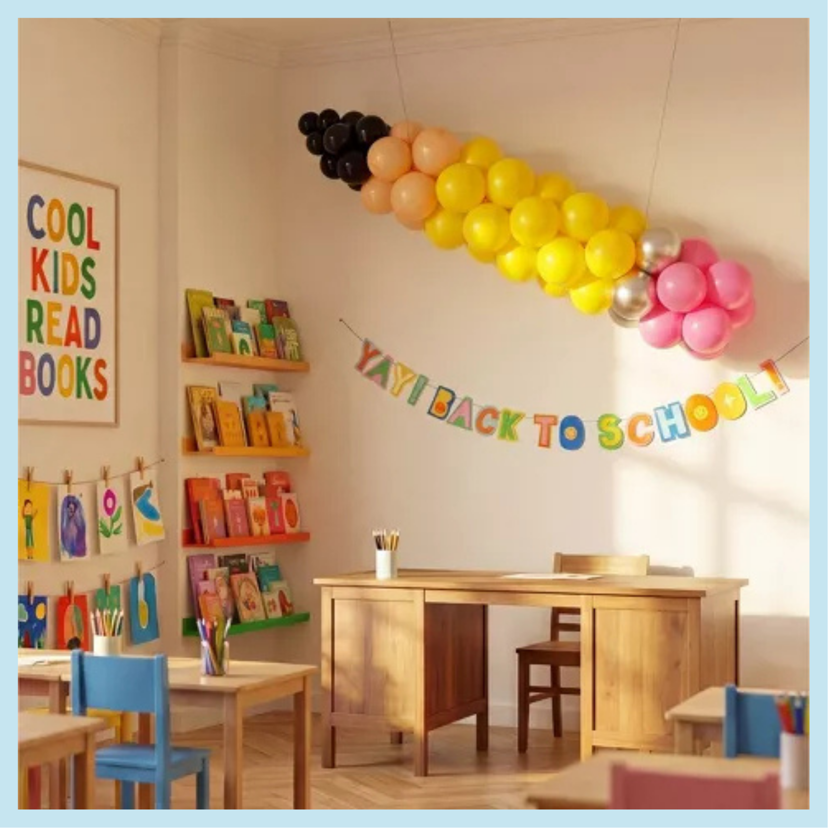 Kit de Globos Decorativo "Lápiz Gigante"