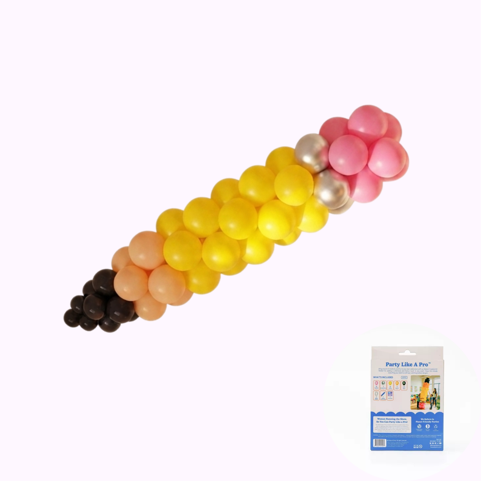 Kit de Globos Decorativo "Lápiz Gigante"