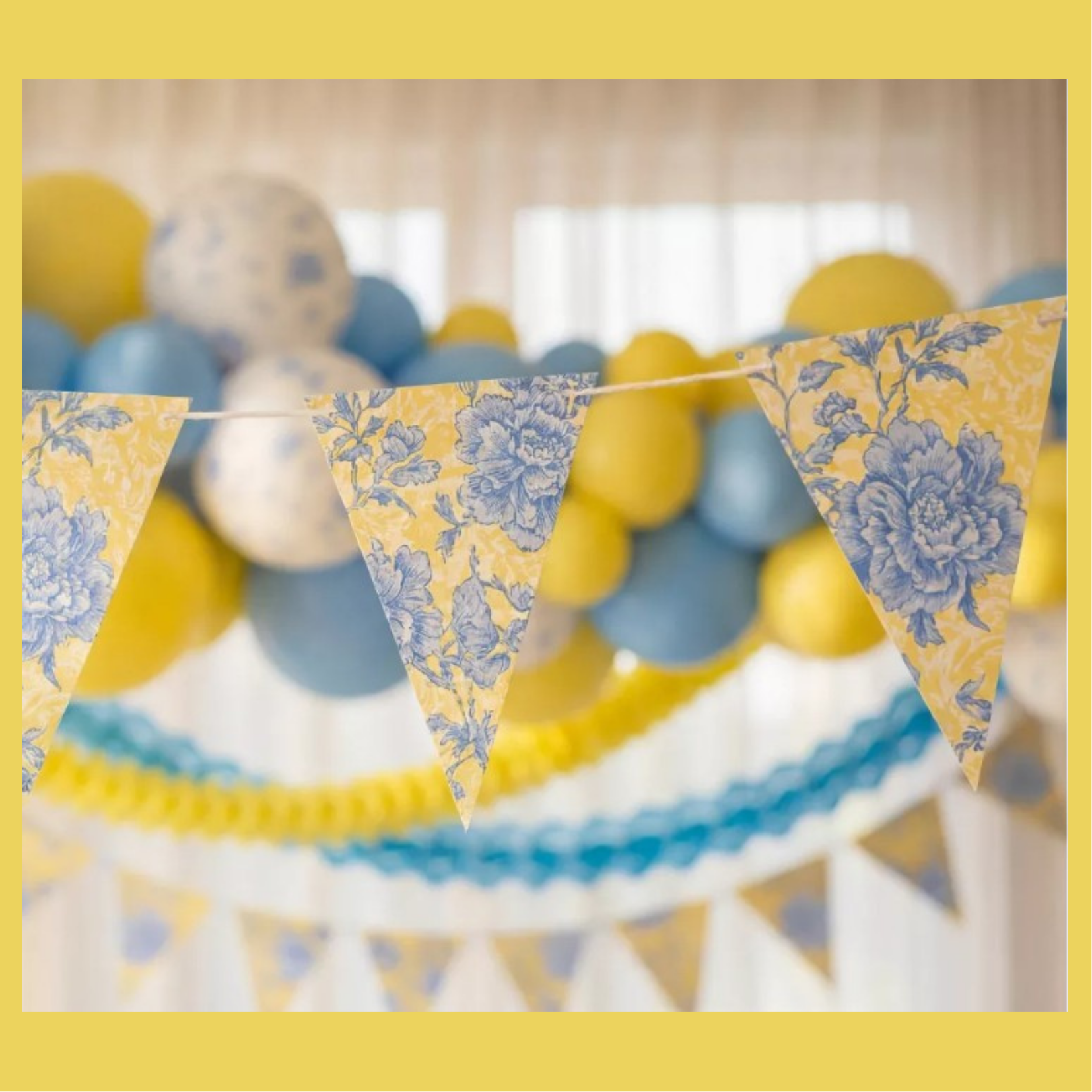 Kit de Decoración con Globos "Cottage Bloom"