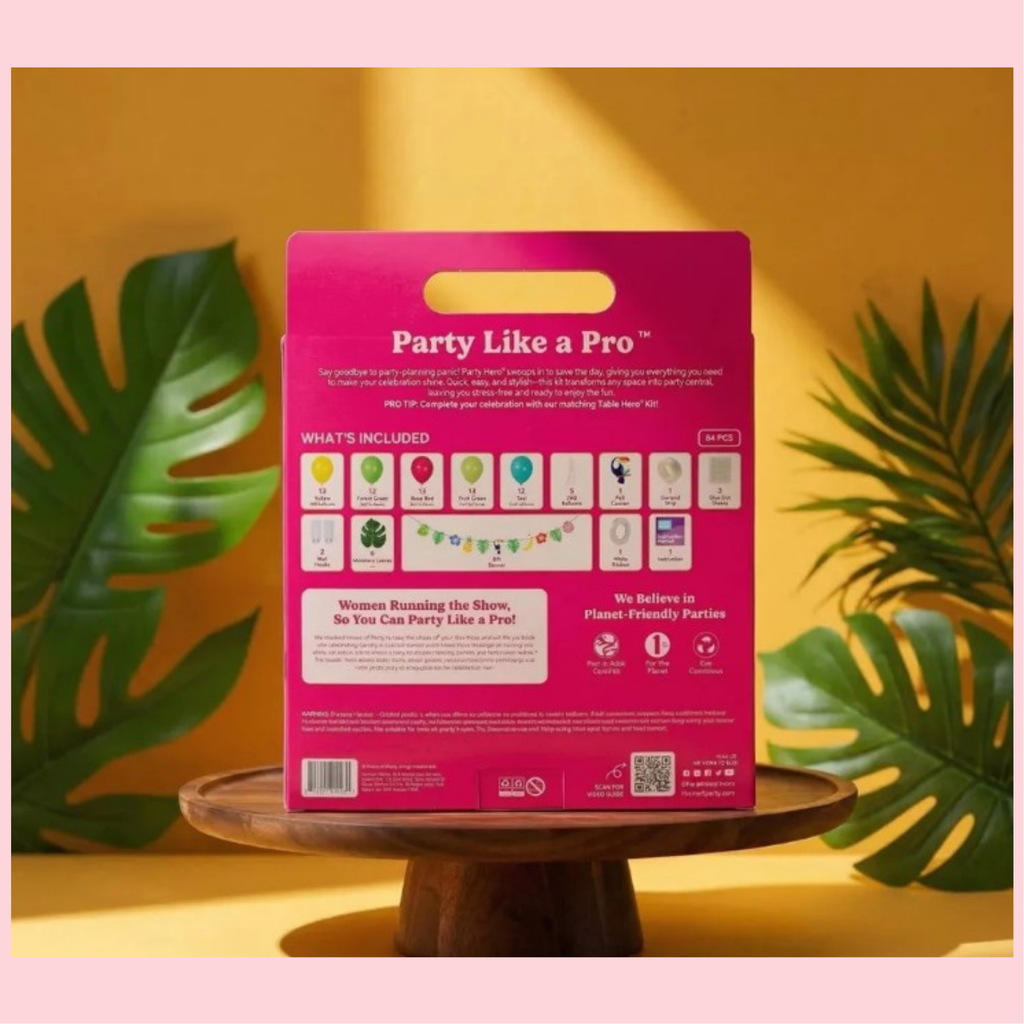 Kit de Decoración con Globos "Tropical Paradise"