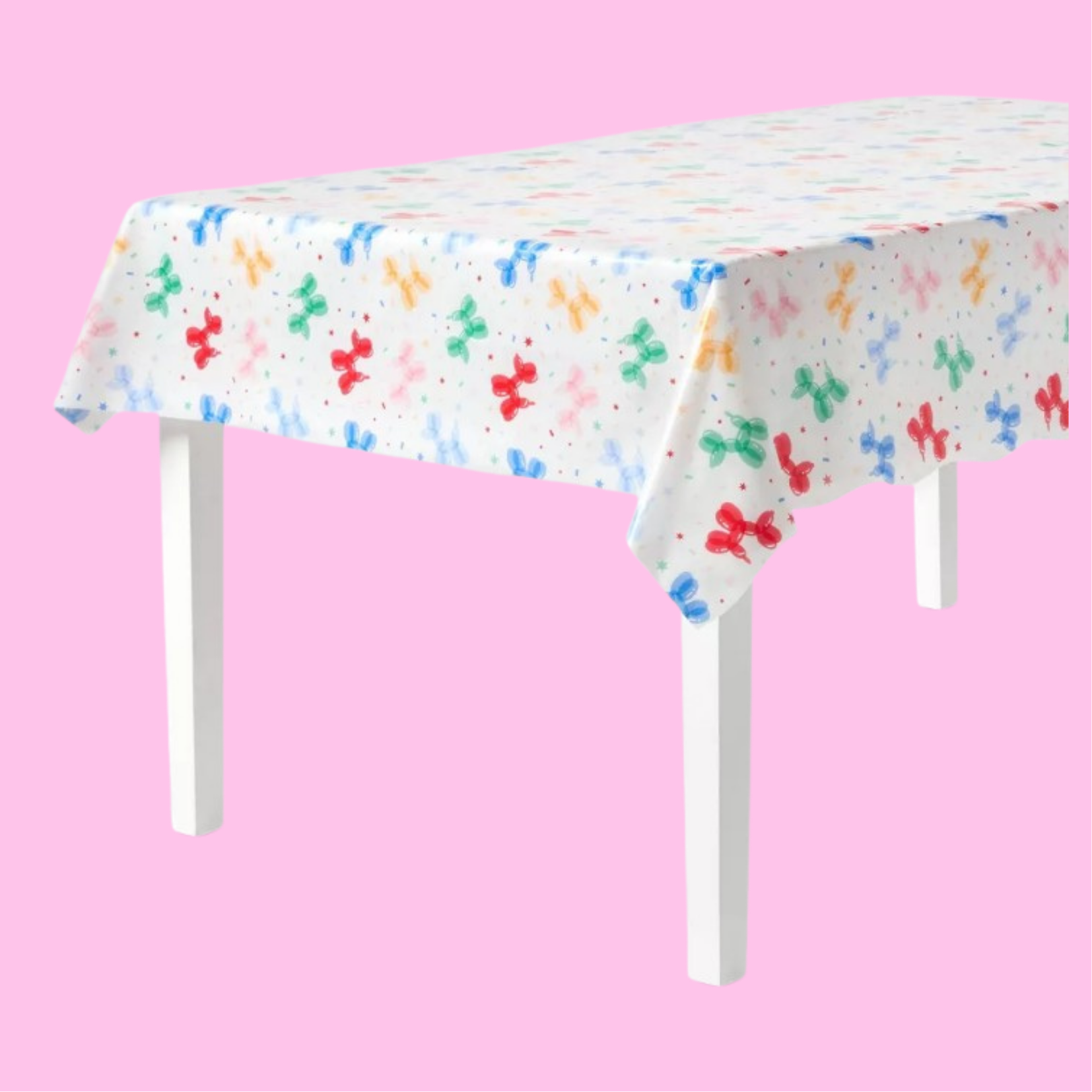 Mantel de Plástico Perritos de Globos