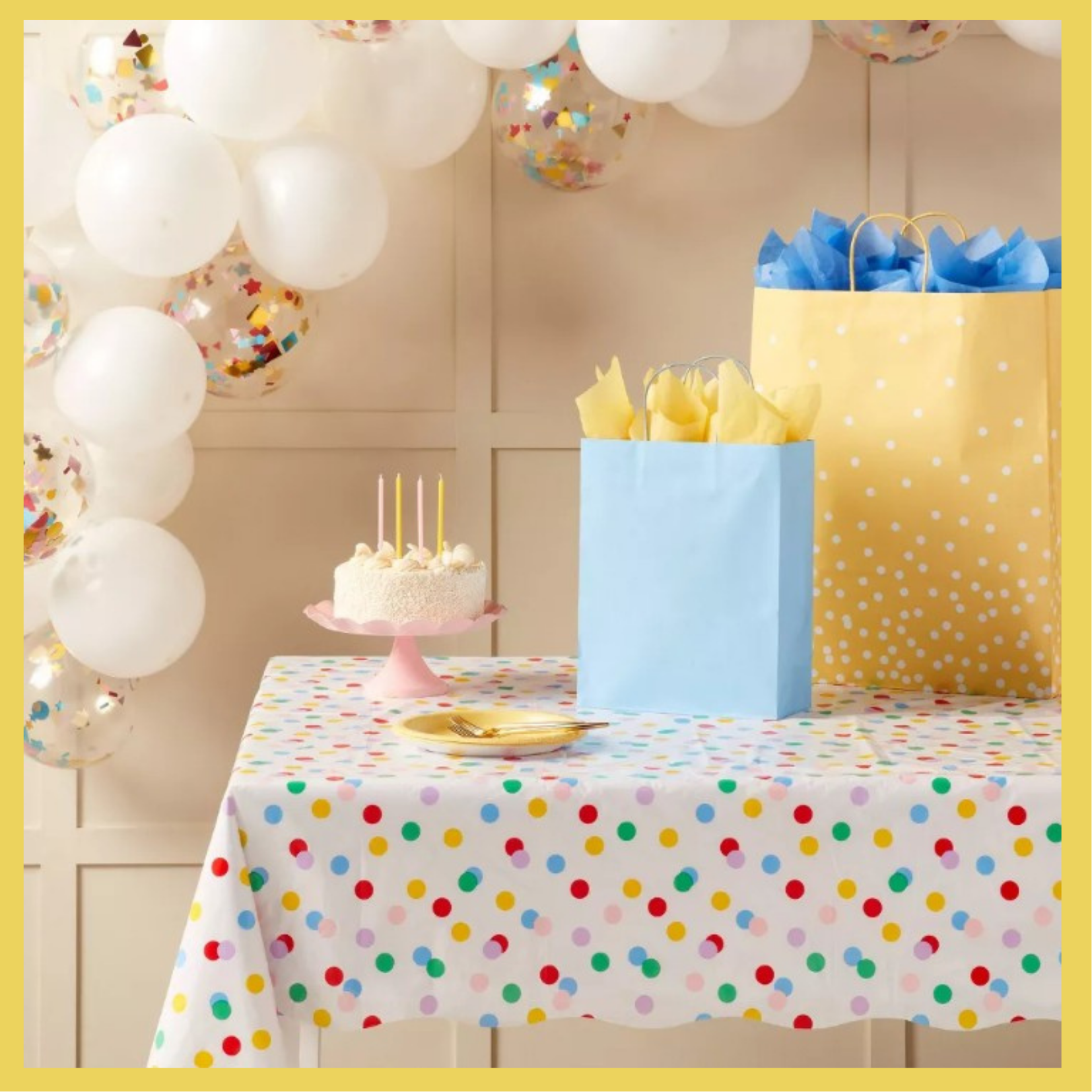 Mantel Rectangular "Confetti"