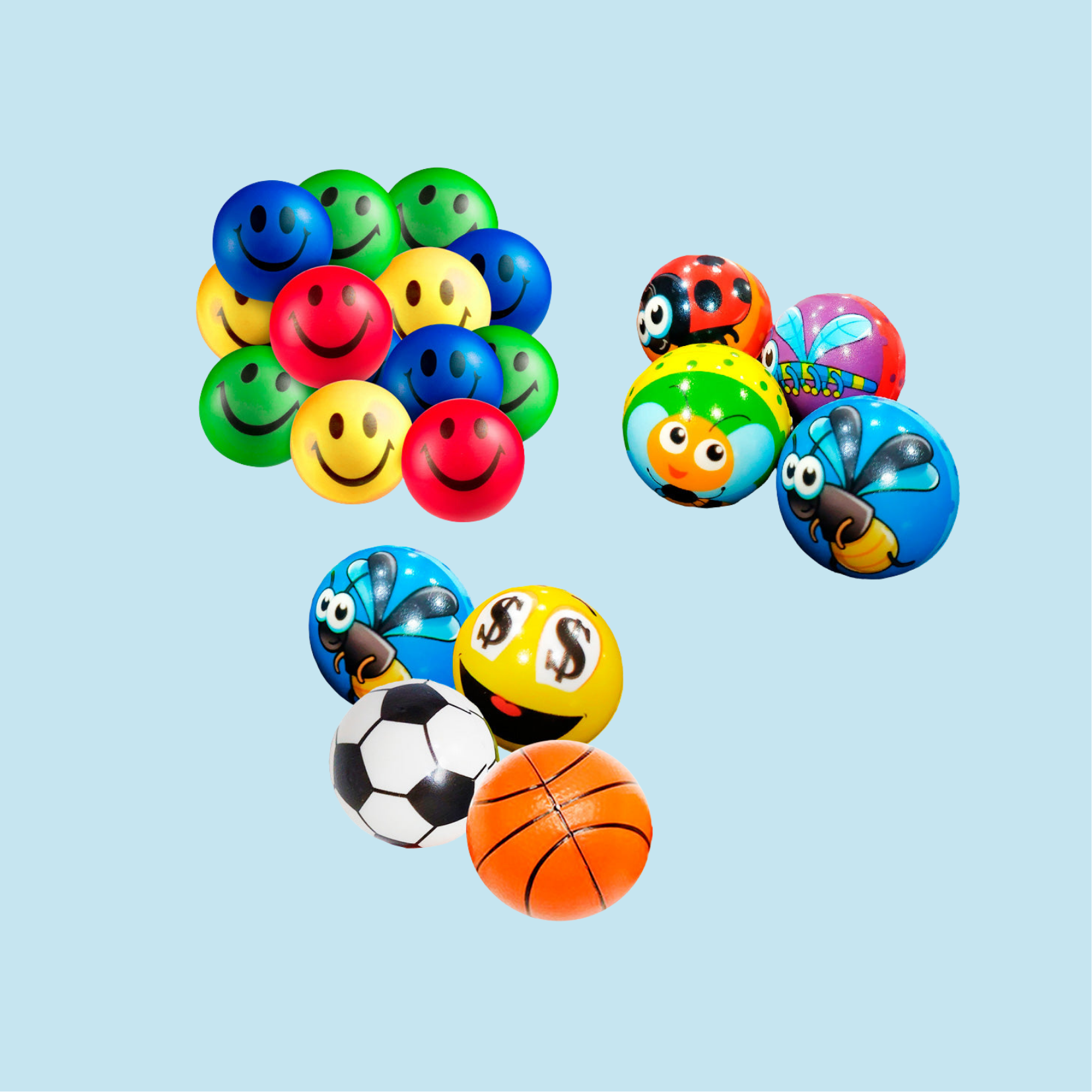 Pelotas de Esponja "Play & Fun" (Set de 10)