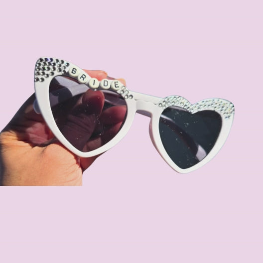 Lentes de Sol en Forma de Corazón